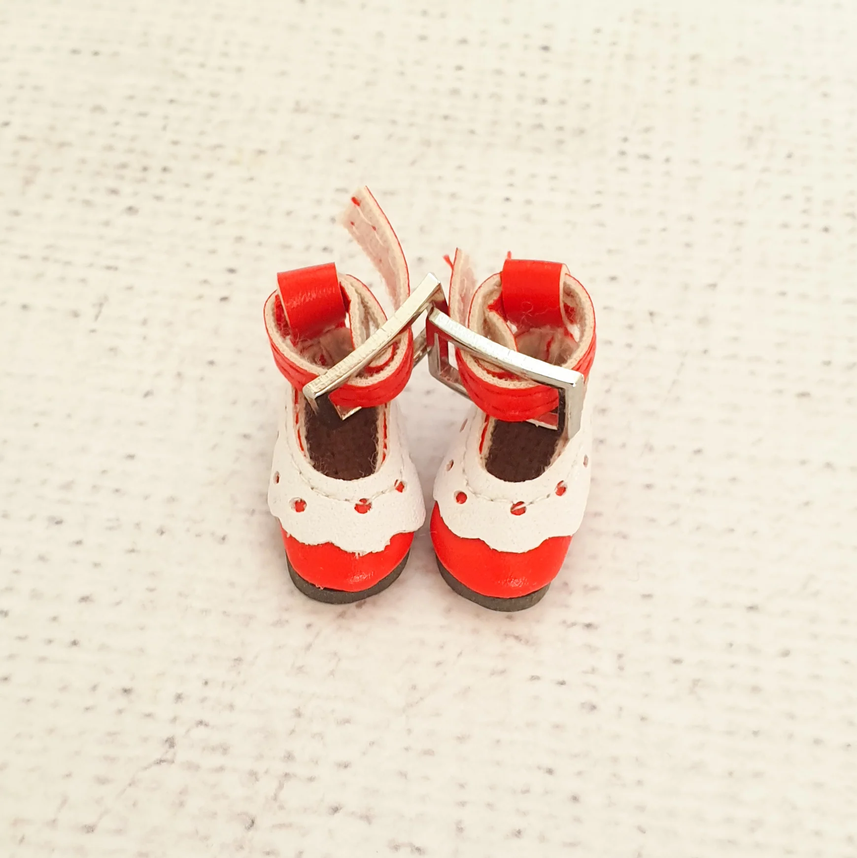 2.5cm PU leather Doll Shoes with Buckle - Image 8