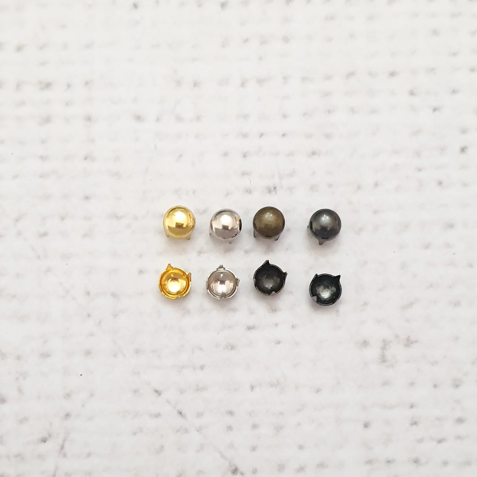 4mm Tiny Round Studs - Image 2