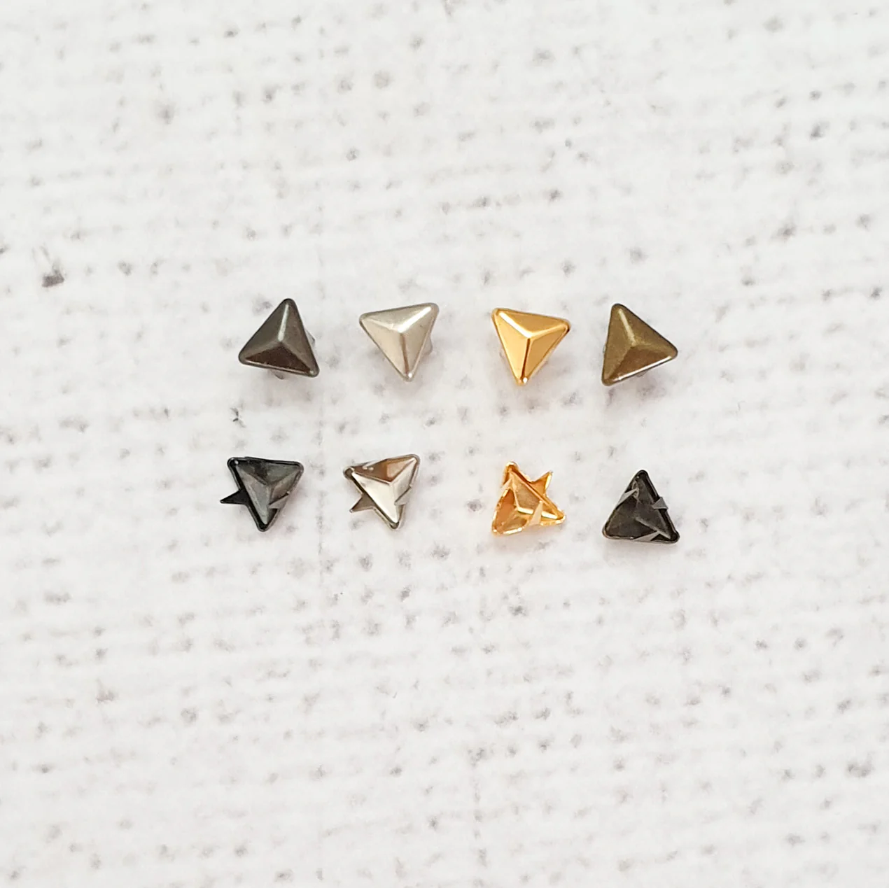 5mm Tiny Triangle Studs - Image 2