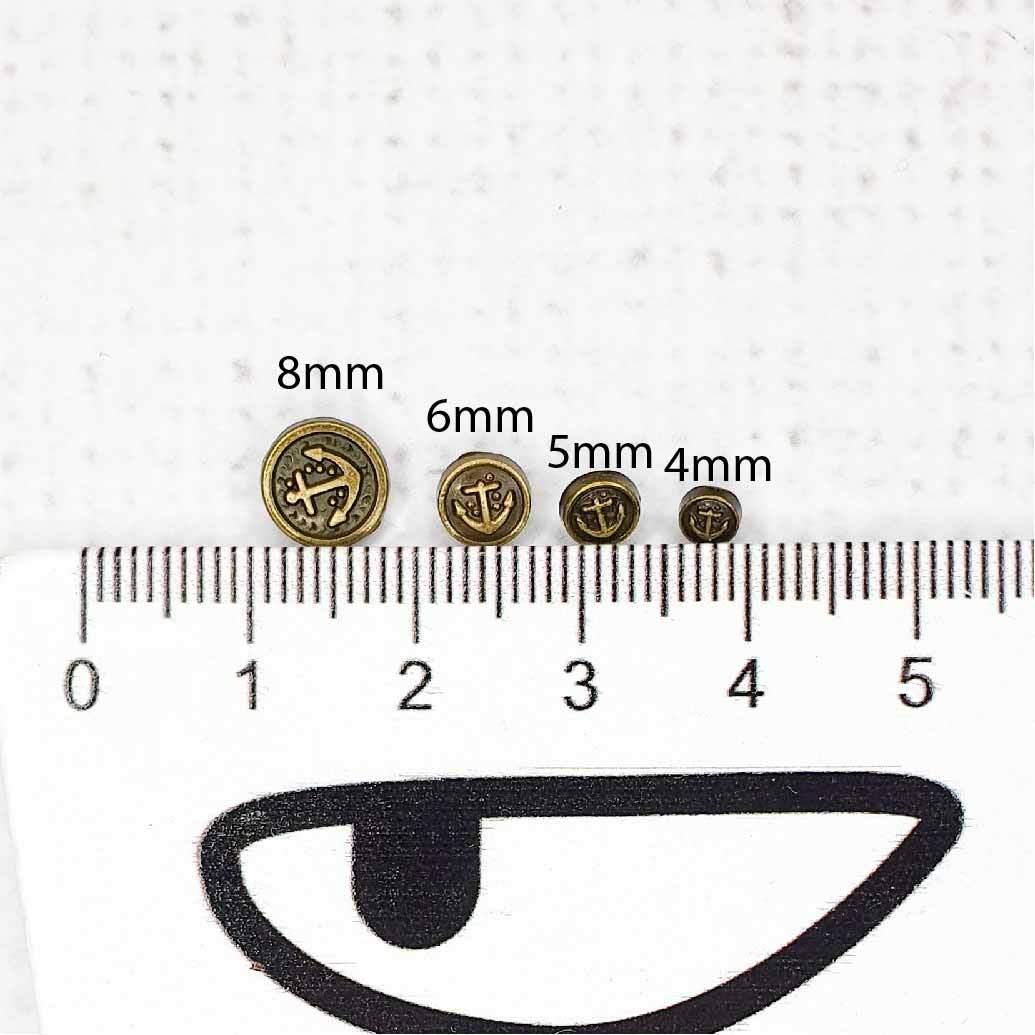 6mm Mini Anchor Shank Button - Image 7