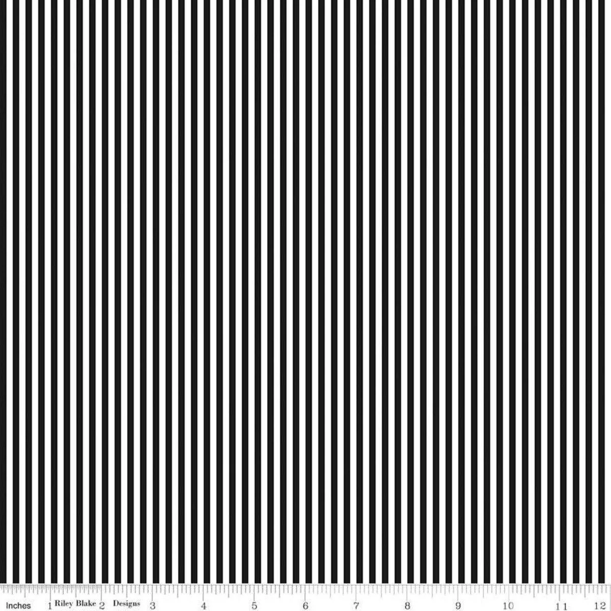 Black Medium Stripe (1/8" width)