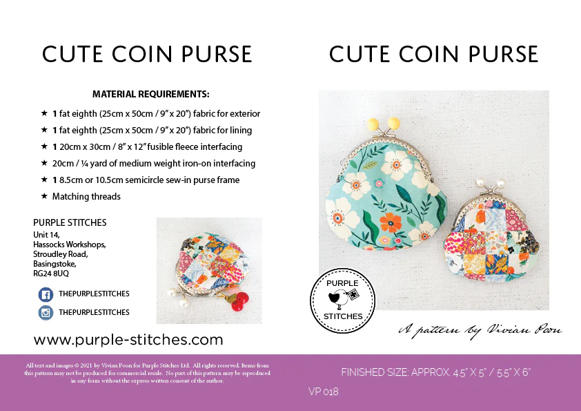 Cute Coin Purse - Printed Pattern - Image 4