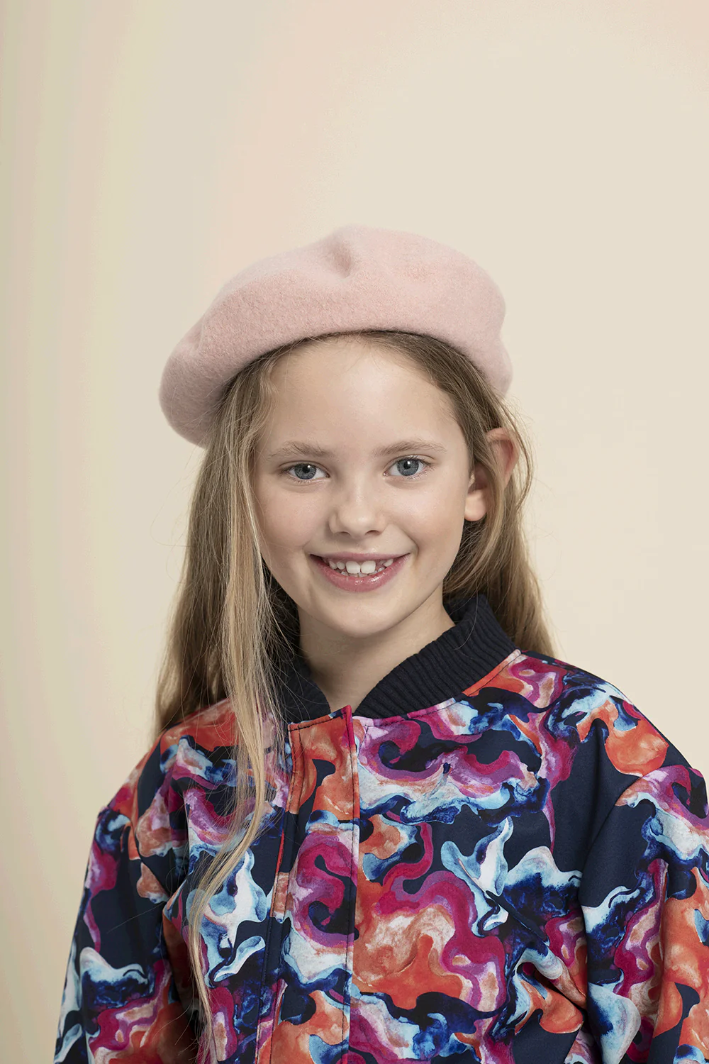 Floral Ripple Navy - Softshell Fabric - Image 5