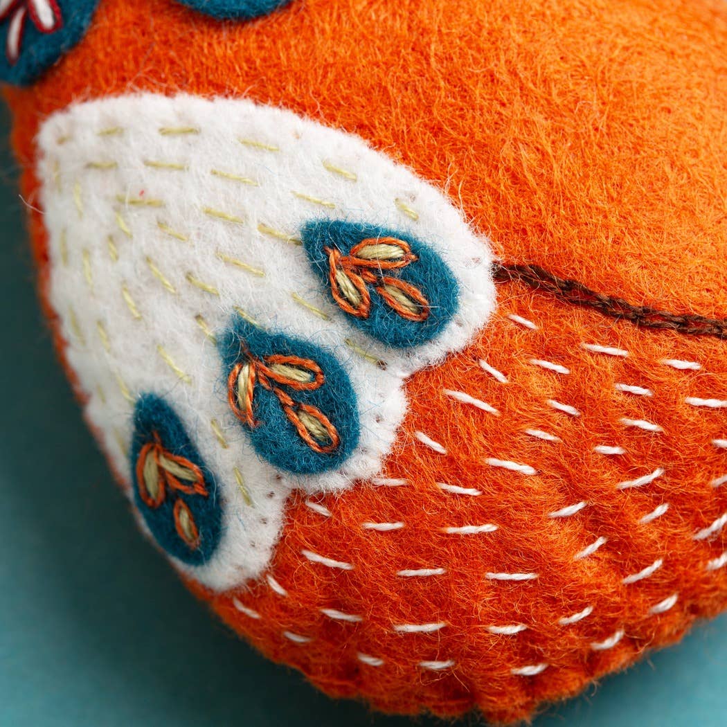 Folk Fox Felt Craft Mini Kit - Image 4