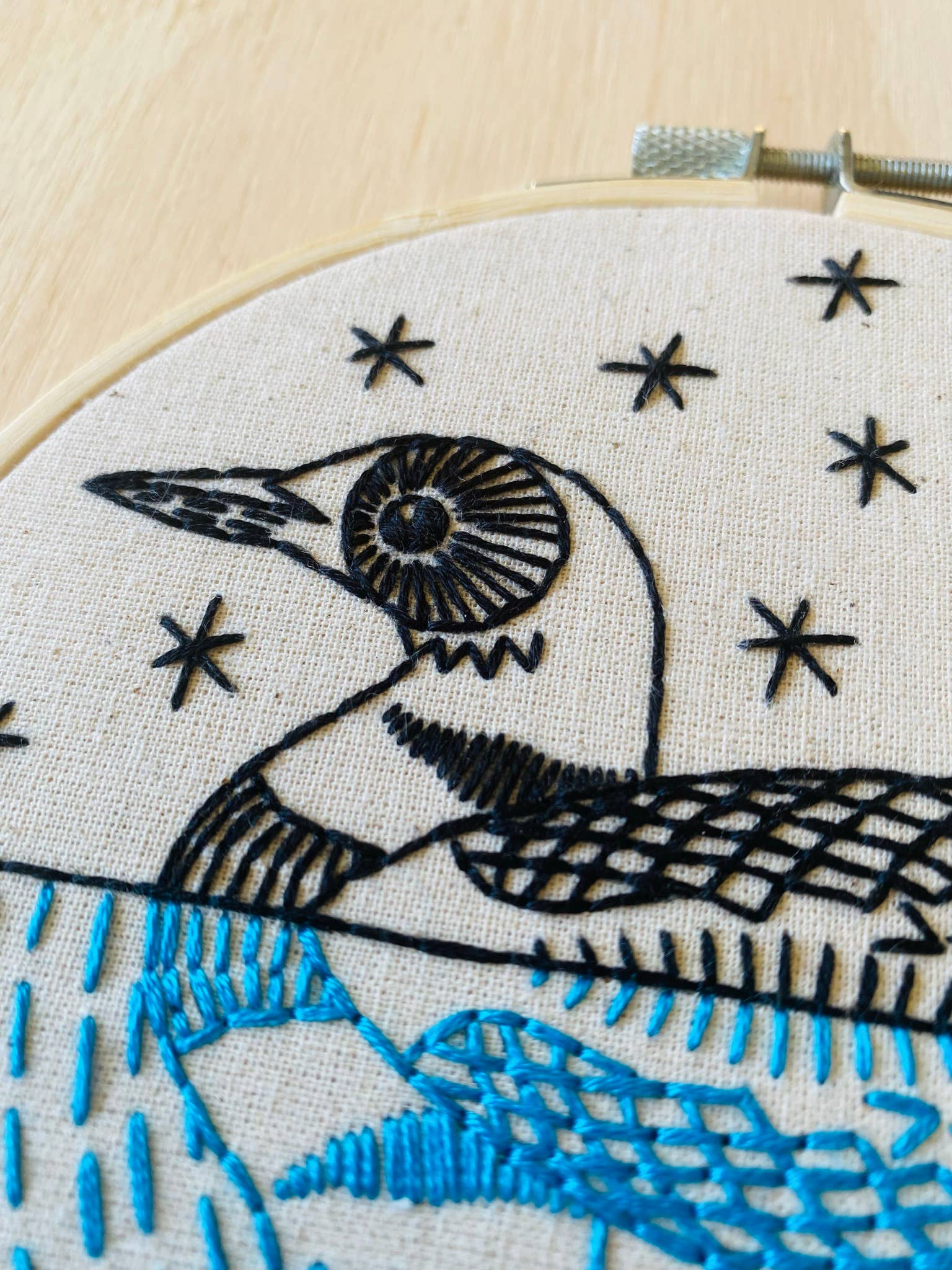Loon Embroidery Kit - Image 4