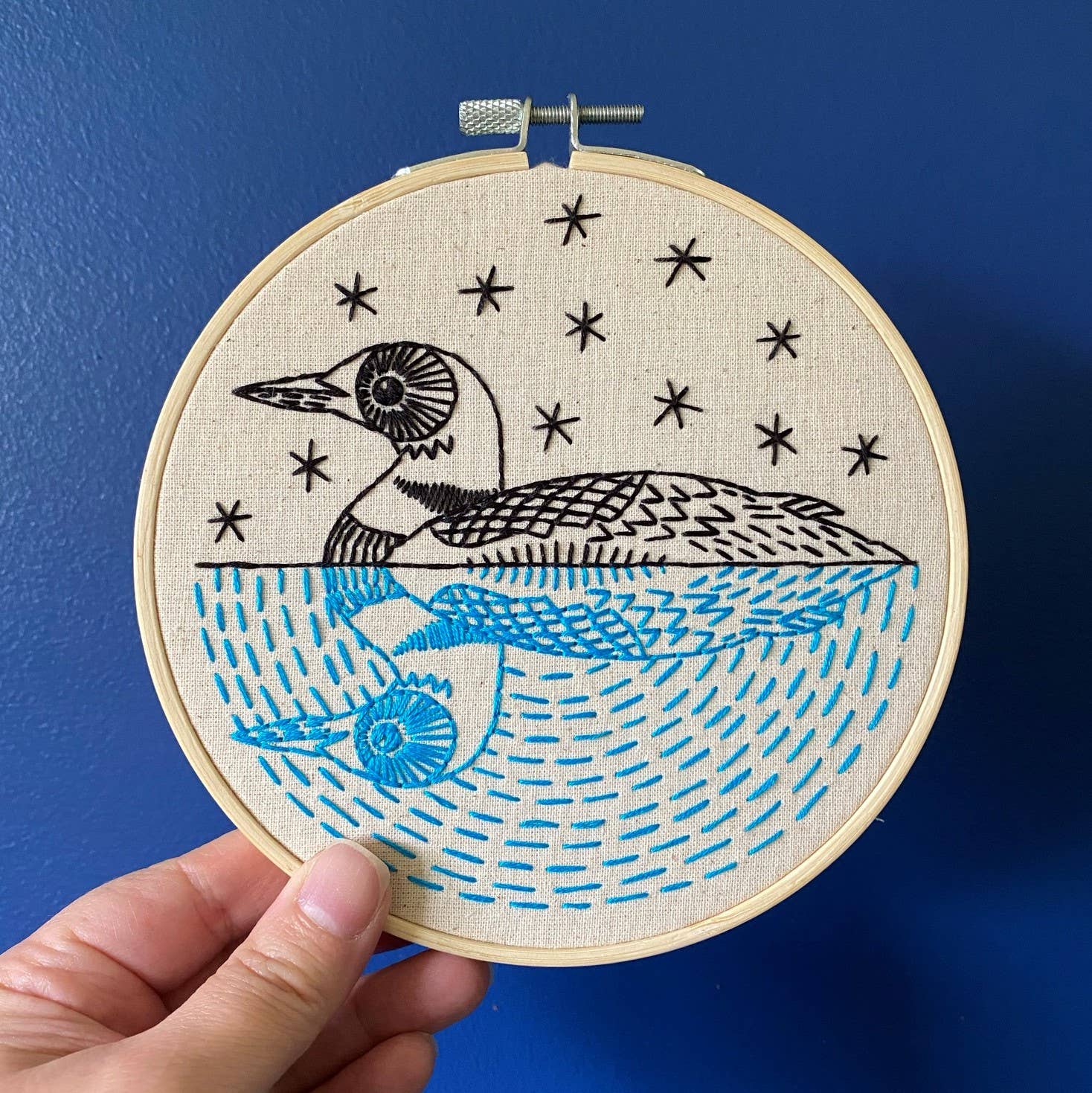 Loon Embroidery Kit - Image 5