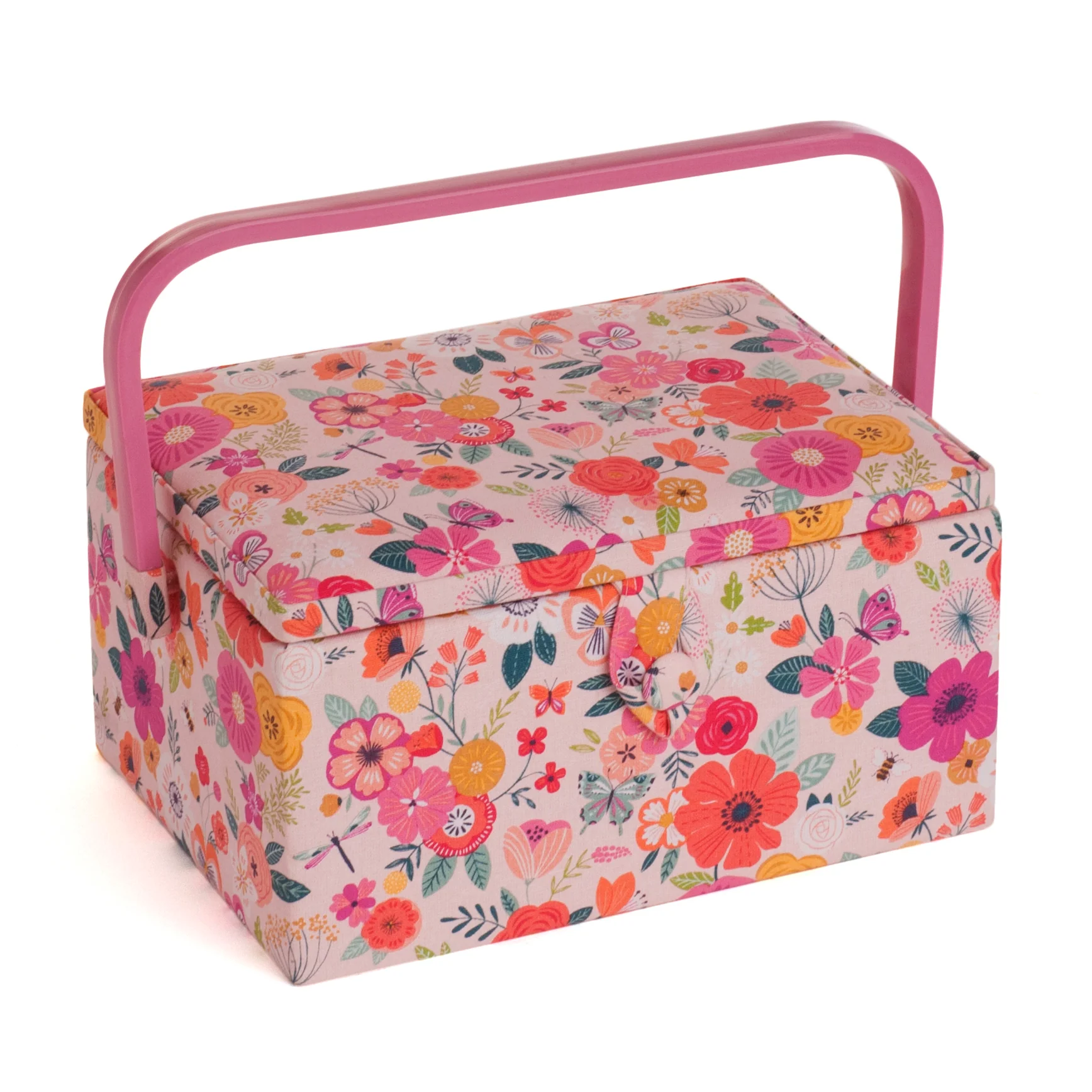 Medium Sewing Box: Floral Garden