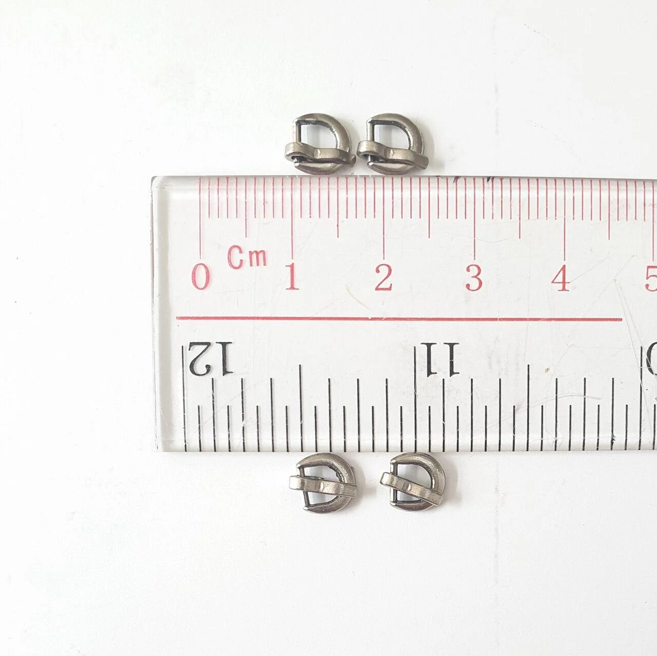 5.5mm Mini Horseshoe Buckle - Silver - Image 2
