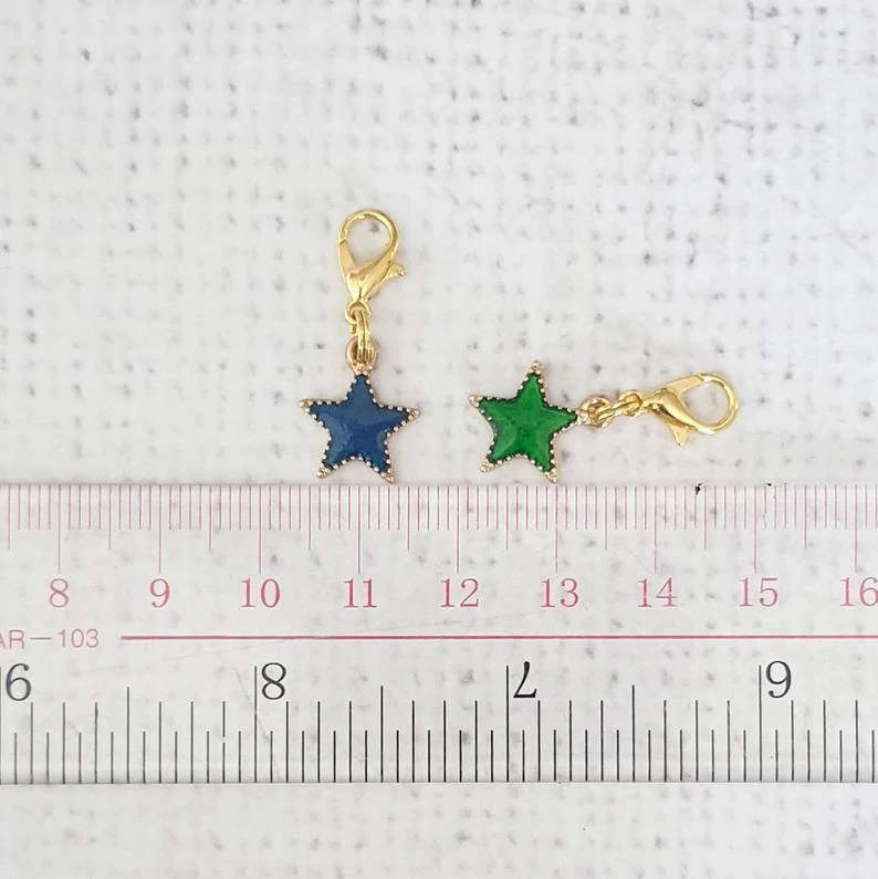 Mini Star Zipper Charm - Image 2