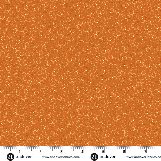Orange Trefoil - Itsy Bits - Renee Nanneman