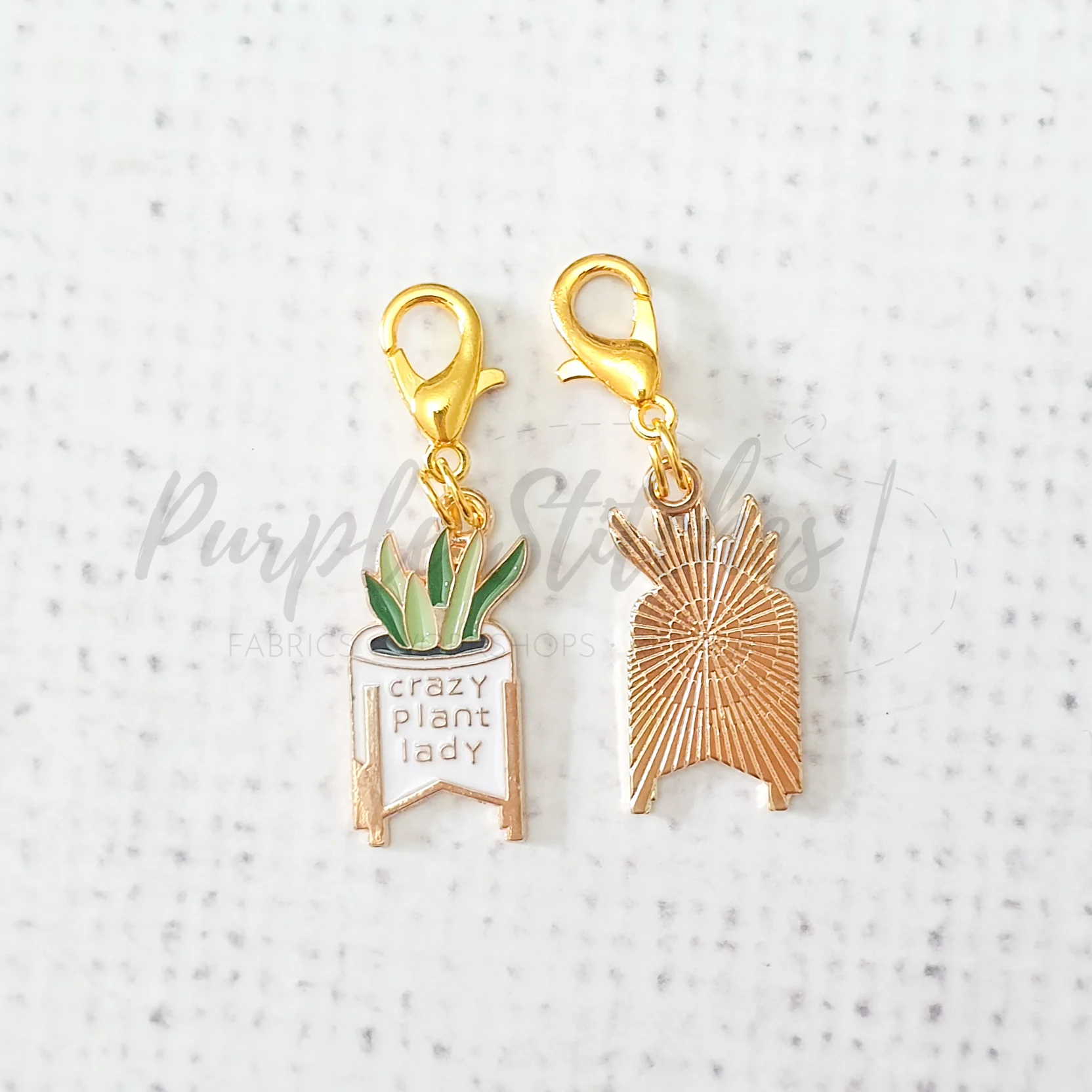 Plant Lady Zipper Charm - Image 4