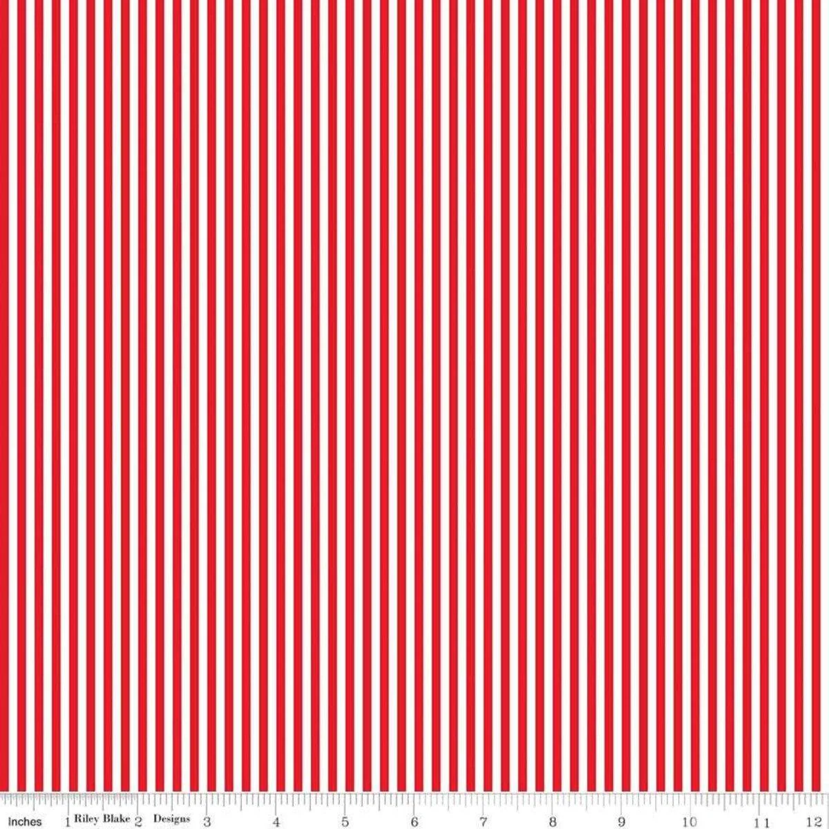 Red Medium Stripe (1/8" width)