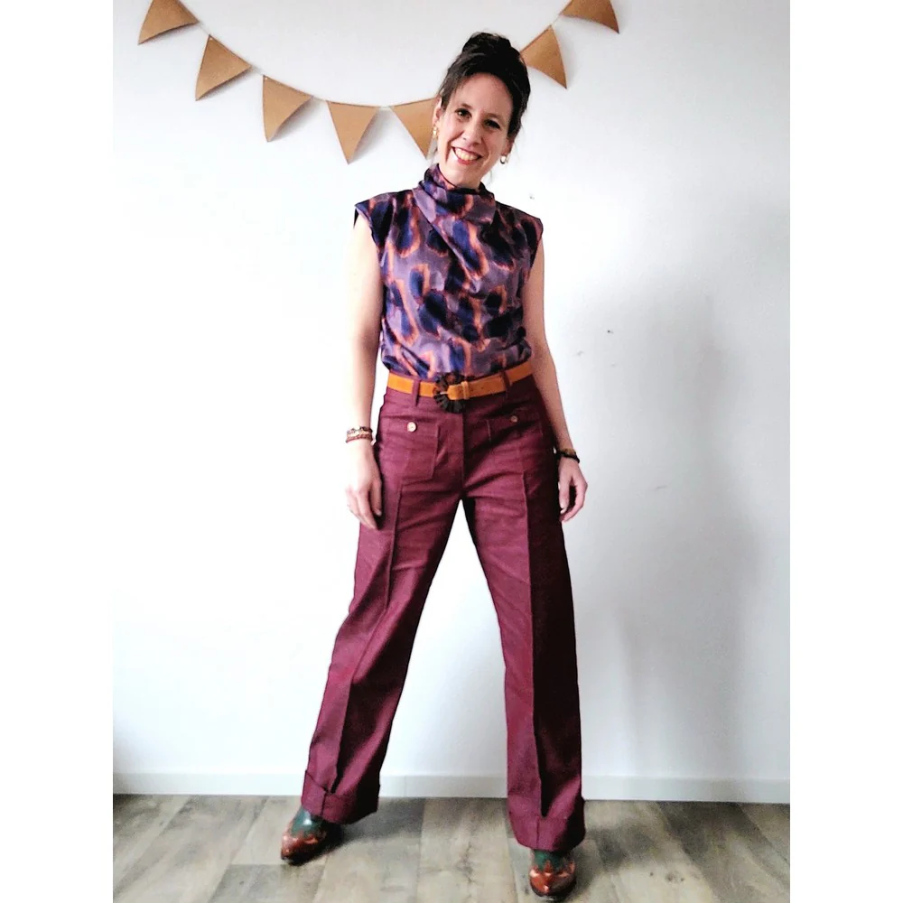 Red - Stretch Jeans - Image 4