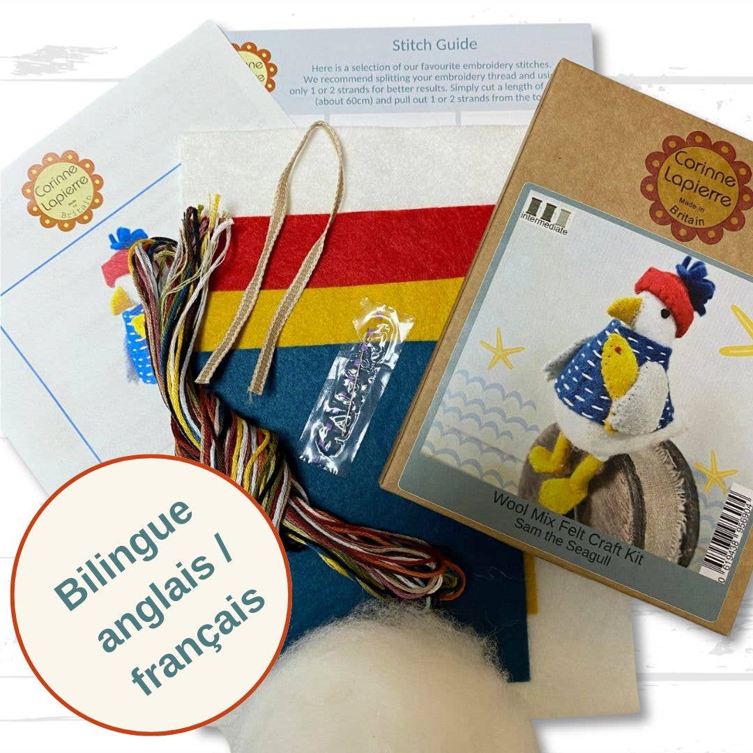 Sam the Seagull Felt Craft Mini Kit - Image 6