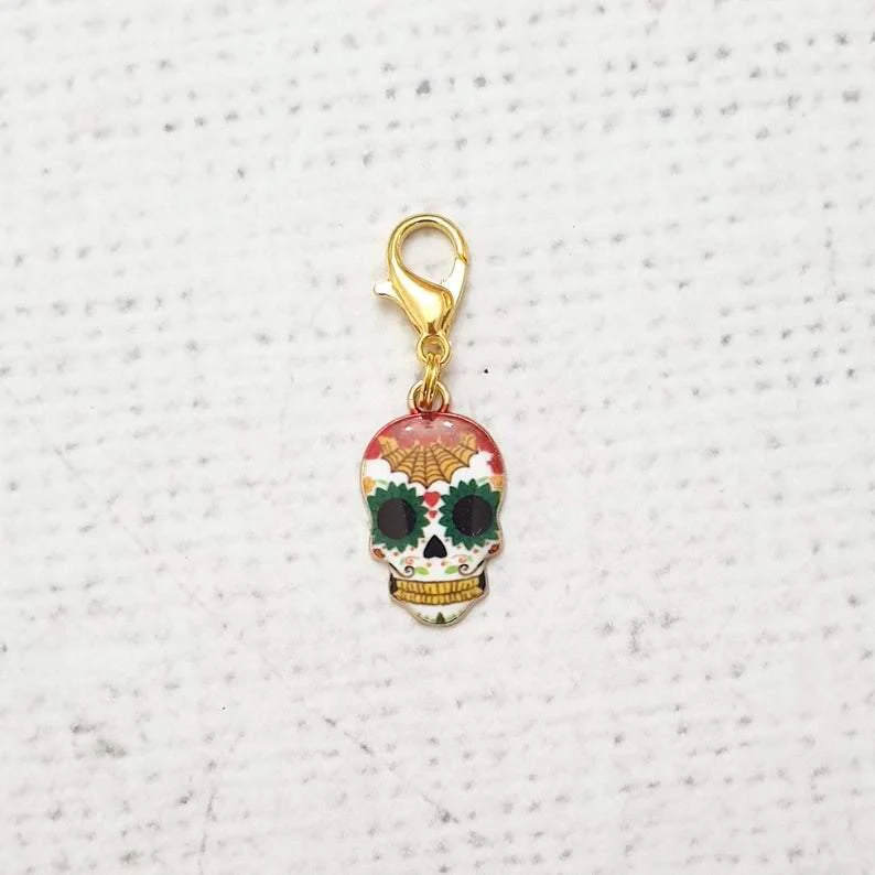 Skull Zipper Charm - Image 3
