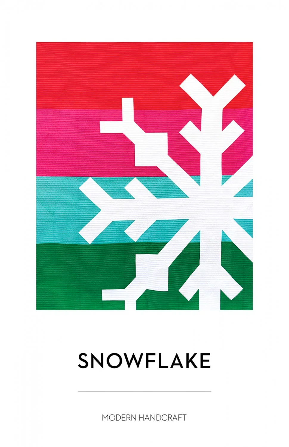 Snowflake - Modern Handcraft - Printed Pattern