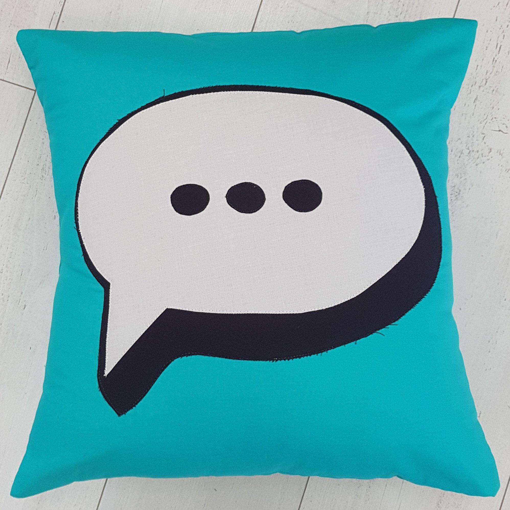 Speech Bubble Cushion Pattern - Printed Pattern - Image 2