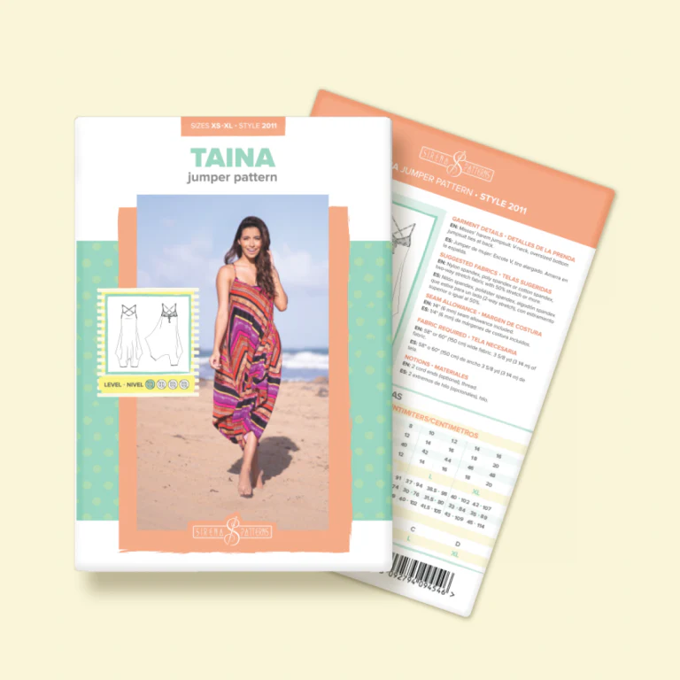 Taina Jumpsuit - Sirena Patterns - Paper Sewing Pattern - Image 6