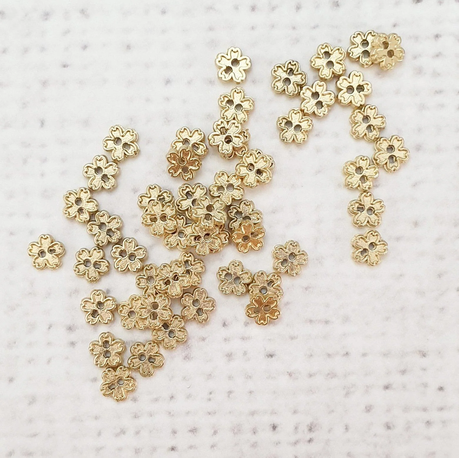 4mm Tiny Cherry Blossom Button - Image 6