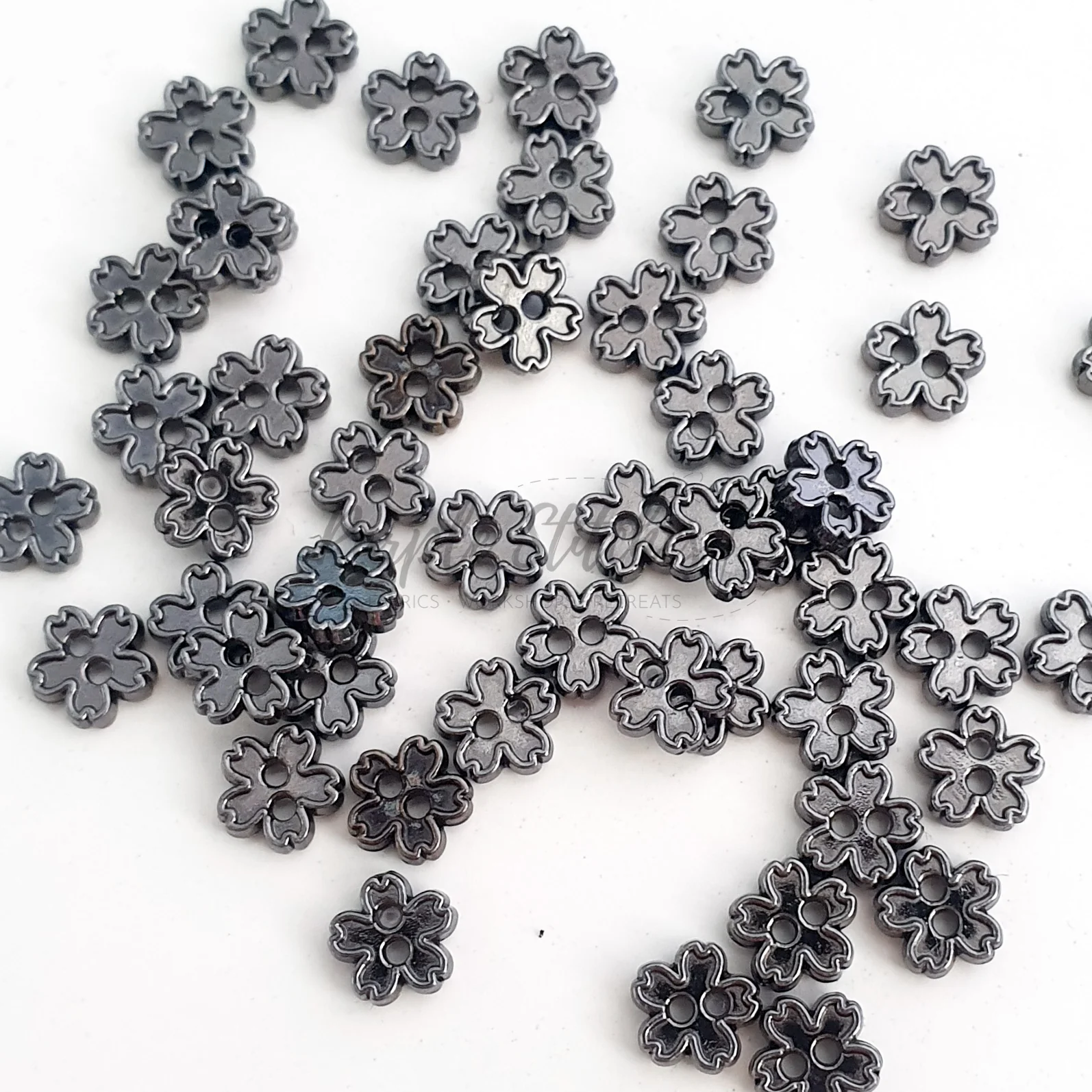4mm Tiny Cherry Blossom Button - Image 7