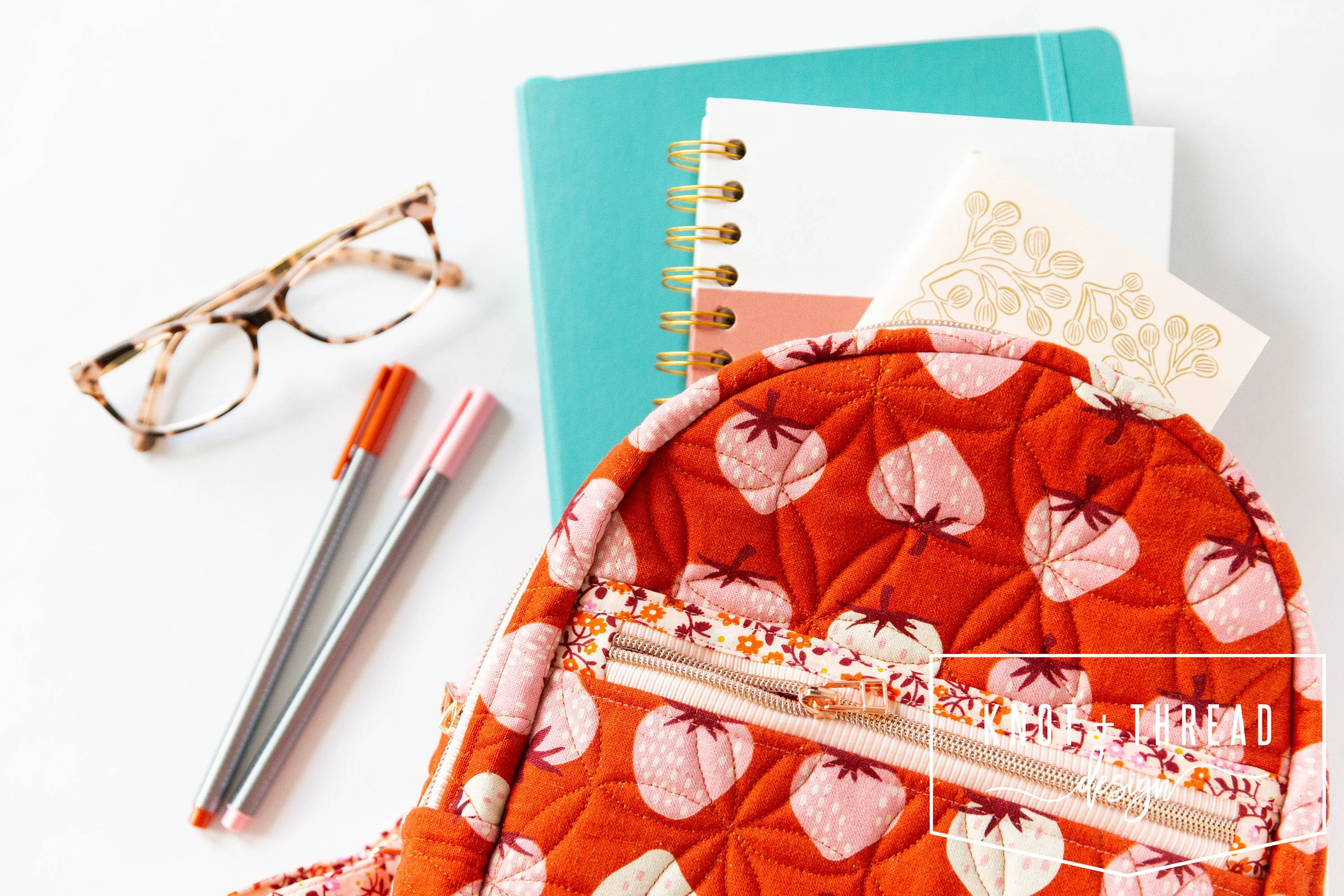 Violet Backpack Pattern | Knot + Thread Designs | Printed Pattern - Image 2
