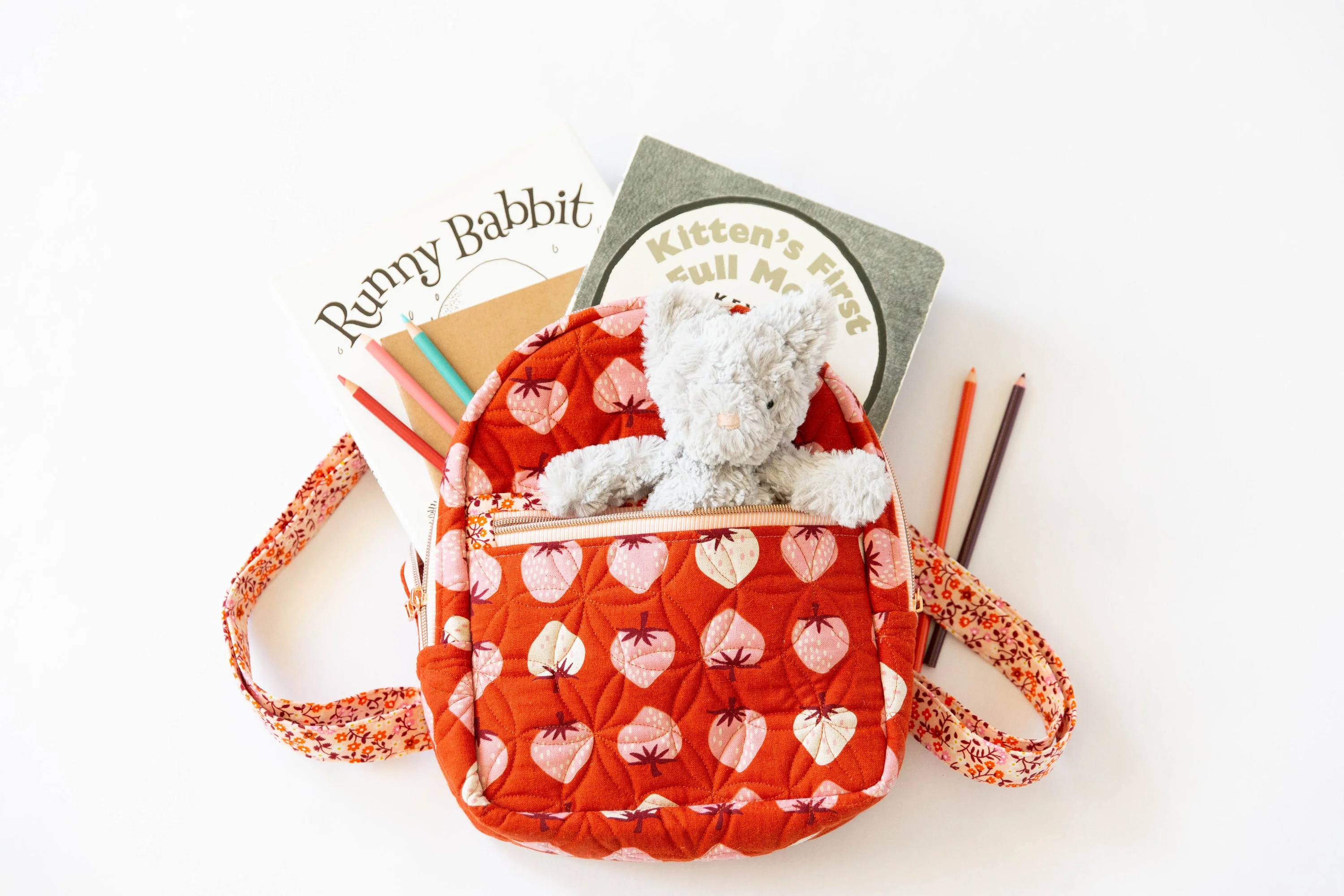 Violet Backpack Pattern | Knot + Thread Designs | Printed Pattern - Image 3