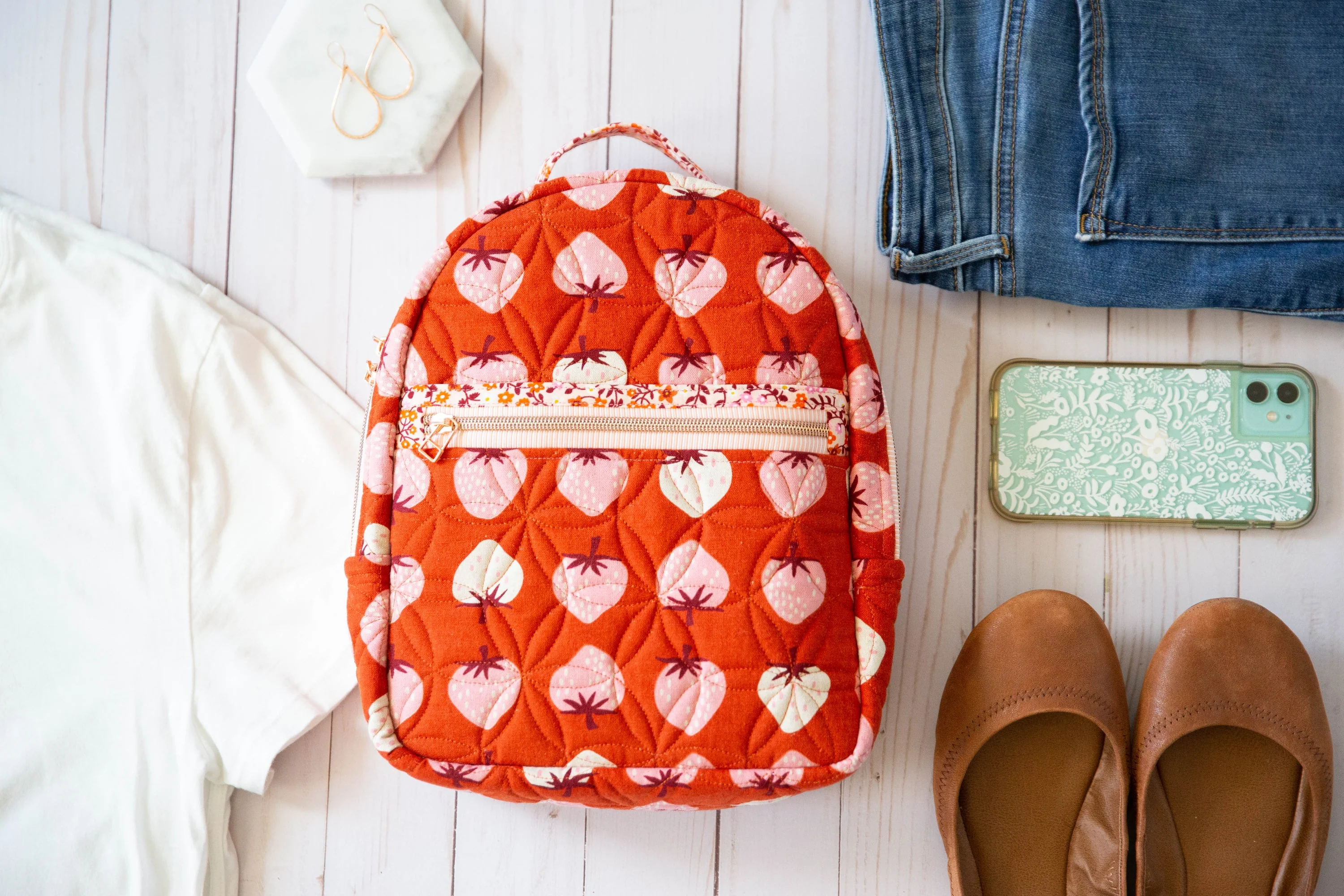 Violet Backpack Pattern | Knot + Thread Designs | Printed Pattern - Image 4