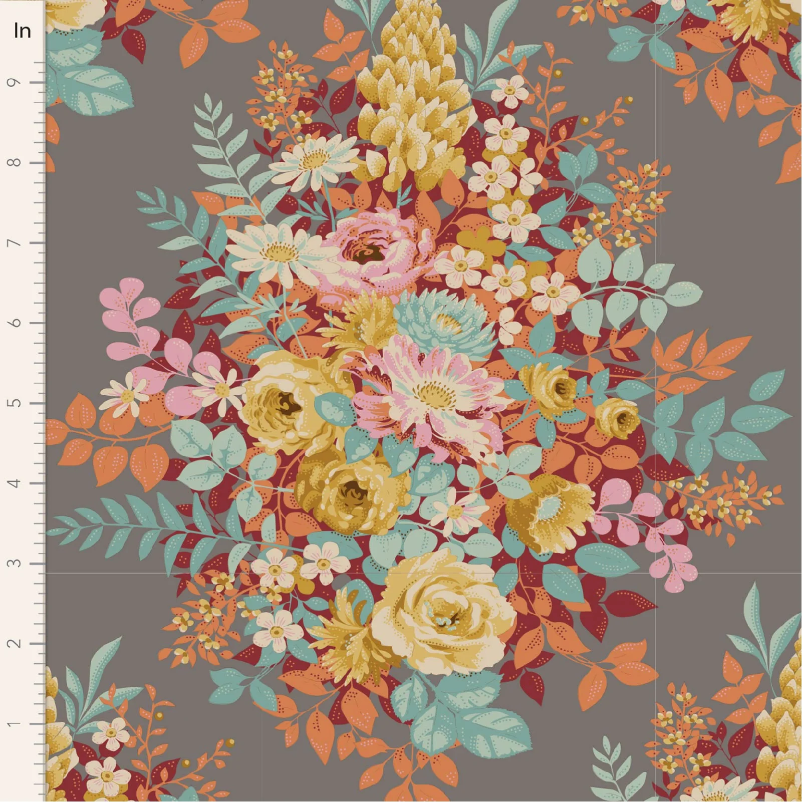 Whimsy Flower Grey - Chic Escape - Tilda - Image 3