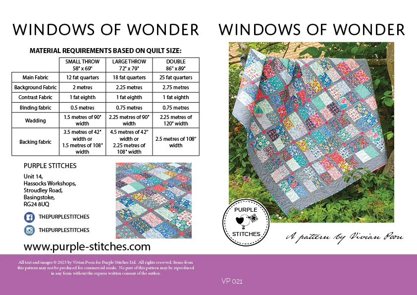 Windows of Wonder Quilt Pattern - Digital PDF  Pattern - Image 5